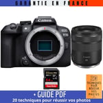 Canon EOS R10 + RF 85mm F2 Macro IS STM + 1 SanDisk 64GB Extreme PRO UHS-II SDXC 300 MB/s + Guide PDF '20 TECHNIQUES POUR RÉUSSIR VOS PHOTOS