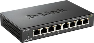 D-Link DGS 108 - Commutateur - 8 x 10/100/1000 - de bureau