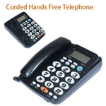 Landline Telephone Caller ID Wired Corded Big Button +Speaker Desk Telephone Kit