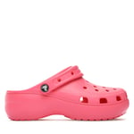 Sandaler och Slip-ons Crocs Crocs Classic Platform Clog W 206750 Hyper Pink 6VZ