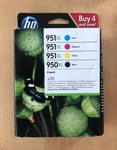 Genuine HP Ink Multipack - HP 950 XL BLACK + HP 951 XL COLOURS (INC VAT) BOXED