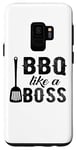 Coque pour Galaxy S9 BBQ Like A Boss - Funny Barbeque Lover