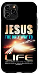 Coque pour iPhone 11 Pro Jesus: The Only Way to Life Christian Faith Verse John 6:47