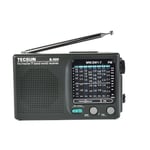 Bärbar radio FM MW(AM) SW(Kortvåg) 9 bandvärlds
