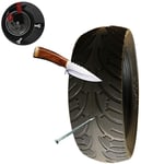 aipipl Electric Scooter Tires, 8-inch Explosion-proof Solid Tires, Built-in Shock-absorbing Air Holes, 200x60 Widened Tires, Suitable for 200x50 Modification,Easy Install