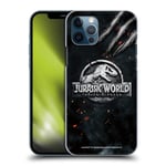 Head Case Designs Officially Licensed Jurassic World Fallen Kingdom Dinosaur Claw Logo Hard Back Case Compatible With Apple iPhone 12 / iPhone 12 Pro