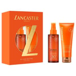 Lancaster Auringonhoito Golden Tan Maximizer Lahjasetti After Sun Lotion 125 ml + Satin Dry Oil SPF30 150 1 Stk.