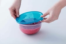 Pyrex Mixing Bowl Set with Lids 05L / 1L / 2L Litre Glass Set of 3 Cook & Store