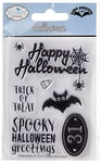 Elizabeth Craft Designs Halloween Tampons Transparents, matière synthétique, 12.6 x 7.8 x 0.4 cm