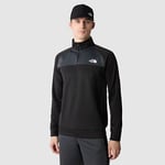 The North Face Men's Reaxion 1/4 Zip Fleece TNF Black-Asphalt Grey (855L KT0)