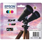 Epson Multipack 502XL / 502 (Jumelles) - Pack 4 cartouches d'encre - noir XL, cyan, magenta, jaune