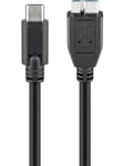 Pro USB-C™ to micro-B 3.0 cable black