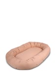 Filibabba Babynest 2. Generation – Broderet Cool Summer Design – Frappé Rosa