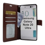 Crazy Horse Wallet Samsung Galaxy Note 20 Ultra 5G (SM-N986B/DS) (Brun)