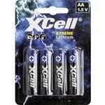 XCell Xtreme FR6/L91 Pile LR6 (aa) lithium 1.5 v 4 pc(s) - Xcell