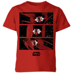 The Rise of Skywalker Tie Fighter Kids' T-Shirt - Red - 9-10 Years