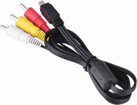 Cam¿¿ra Vid¿¿o Audio Cable AV Mini USB vers 3 RCA pour Cable AV Cam¿¿ra vers Fil TV Cam¿¿ra Canon IXUS 990 is 980 is 970 is 870 is 200