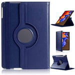DN-Technology Galaxy Tab S7 Plus Case, Tab S7+ 12.4-inch 2020 Leather Smart Case [SM T970/976B](7th Generation) 360 Degree Rotating Smart Folio Book Cover For Samsung Galaxy Tab S7 Plus (BLUE)