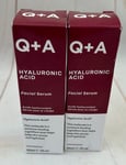 Q+A Hyaluronic Acid Facial Serum 2 x 30ml