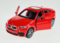 MAISTO BMW X6 M F16 RED 1:42 DIE CAST METAL MODEL NEW IN BOX PULL BACK