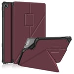 Lenovo Tab M10 Plus (3 gen) 10.6 "(TB -125F / 128F) Flexibel origami-skal - Röd