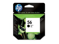 Hp 56 - 19 Ml - Svart - Original - Bläckpatron - För Deskjet 450, 55Xx  Officejet 6110  Photosmart 7150, 7350, 7550  Psc 21Xx, 2210