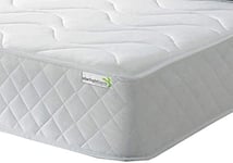 Starlight Beds 80x200 Contains Springs with a Layer of Memory Foam (80cm x 200cm Mattress), White