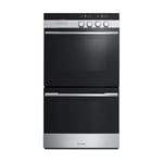 Fisher & Paykel Built In Electric Double Tower Oven Black