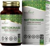 Ezyleaf Nattokinase 100Mg 2000 FU | 120 Vegan Capsules | Protein Enzyme from Jap