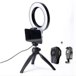 AJH Led Ring Light with Stand and Phone Holder, Phone USB Cooler (Mobile Phone Radiator) USB Powered and USB Controller Button