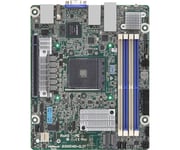 ASRock Server motherboard B550D4ID-2L2T, 1xSKT AM4, AMD Ryzen 5000, B550, 4xDIMM, SATA, 1xM.2, 2xGbE, 2x10GbE, IPMI