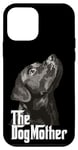 Coque pour iPhone 12 mini The Dog Mother Lab Mom Labrador retriever Dog Mama Noir