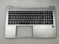 For HP EliteBook 855 G8 M53309-FP1 AZERTY Arabic Palmrest Keyboard Top Cover NEW