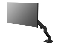 Ergotron HX - Monteringssats (vridbar arm, bordsfäste, förlängningsarm, fäste med genomföring, pivot-fäste) - Patenterade Constant Force-tekniken - för LCD-display/krökt LCD-display - mattsvart - skärmstorlek: up to 49