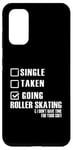 Coque pour Galaxy S20 Roller Skater Funny - Une seule prise en train de faire du patin à roulettes