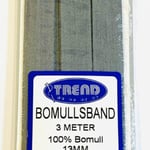 Bomullsband grå 840