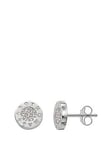 Thomas Sabo Sterling Silver Classic Logo Cubic Zirconia Stud Earrings, One Colour, Women
