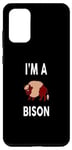Coque pour Galaxy S20+ BISON T-shirt humoristique avec inscription « I'm A BISON »
