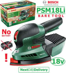 new Bosch PSM18Li (BARE TOOL) Cordless18v Sander 06033A1301 3165140571975