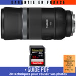 Canon RF 600mm f/11 IS STM + 1 SanDisk 32GB UHS-II 300 MB/s + Guide PDF '20 TECHNIQUES POUR RÉUSSIR VOS PHOTOS