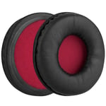 Geekria Replacement Ear Pads for SONY MDR-ZX600 Headphones (Black/Red)