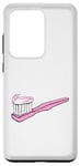 Galaxy S20 Ultra Pink Toothbrush and Toothpaste Case