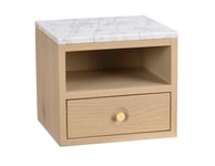 Rowico Home Whitmore väggskåp/sängbord Vitpigmenterad 28 x 25 cm