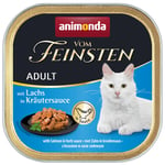 Animonda vom Feinsten Adult NoGrain in Sauce -säästöpakkaus 36 x 100 g - lajitelma: kana, kalkkuna & lohi