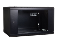 DIGITUS Professional DN-WU19 06U/450/B - Skap - veggmonterbar - svart, RAL 9004 - 6U - 19