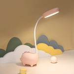 Dinosaurie bordslampa - Rosa