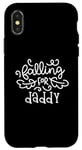 Coque pour iPhone X/XS Falling For Daddy Love Mignon Famille Fête des Pères