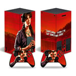 Kit De Autocollants Skin Decal Pour Xbox Series X Console De Jeu Red Dead Redemption 2, T1tn-Seriesx-8014