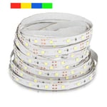 V-Tac 3,6W/m LED strip - 5m, 60 LED per. meter, Färgat lys - Farve : Gul