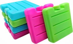 HOMEBAY - Pack of 3/6 Small Mini Freezer Blocks Ice Packs for Cool Bags Lunch Bo